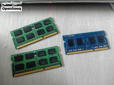 3x 2GB ram DDR3 رام ددر3 لللابتوب 2