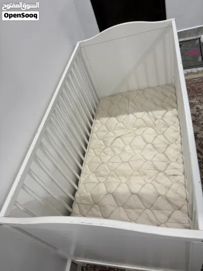سرير اطفال ايكيا بالمرتبه 3
