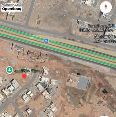 ارض في سيح الأحمر موقع ممتاز قريب جدا من الشارع السريع 2