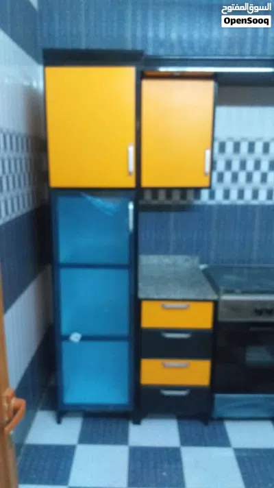 مطبخ المنيوم ورخام شبه جديد مستخدم سته اشهر 3