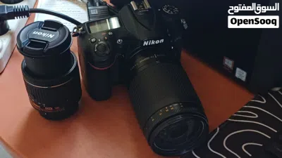 nikon d7200 مع عدستين 18,55. 70,300 4