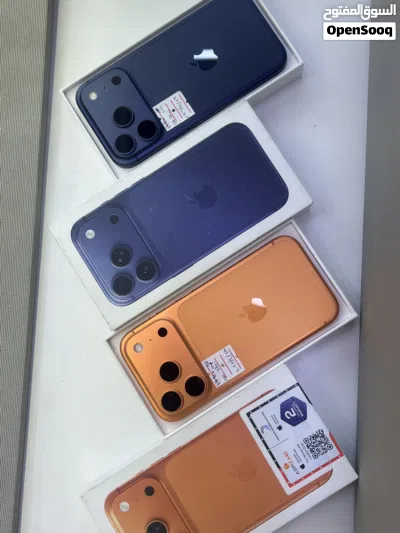iPhone 17 pro مدخل خط (orange,blue ) 3