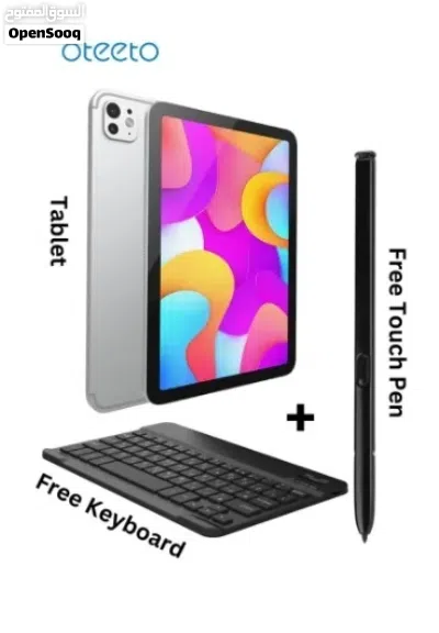 New 5G Smart Android Tablet with Pen 10 Screen Dual Sim 12GB RAM 512GB Storage With Keyboard+Cover 3