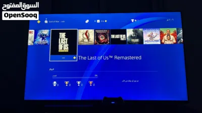 PS4 Pro 1TB حالة جيدة + يد + ألعاب + اشتراك Plus 2
