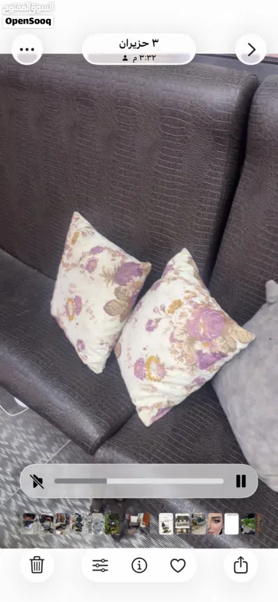 كنب انتظار جلد تمساح 4