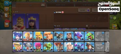 بيع حساب كلاش اوف كلانس 2