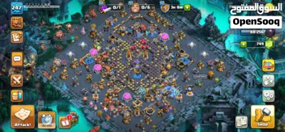 حساب كلاش اوف كلانس coc th18 تاون 18 4