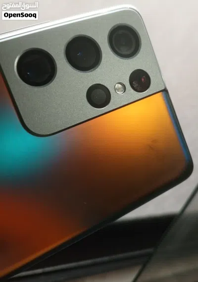 سامسونج جالاكسي S21 ألترا ، لون لؤلؤي مميز سعة تخزين داخلية قدرها 128 جيجا بايت Qualcomm Snapdragon 2