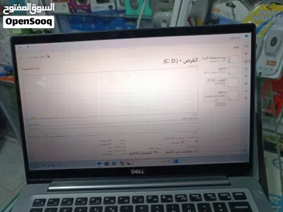 لاب توب ديل لاتيتيود 7400 جيل ثامن كور i7 رام 16 هارد 512 ssd شاشه 14 كيبورد مضيئ 4