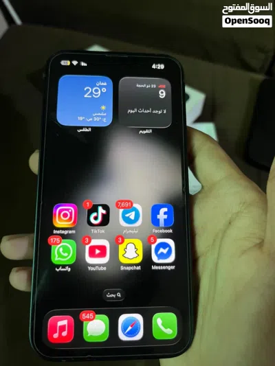 ايفون 13 شبه جديد استعمال شخصي 3