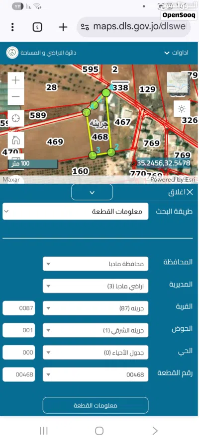 للبيع 4 دونم في جرينه حوض جرينه الشرقي قطعه مميزه 2