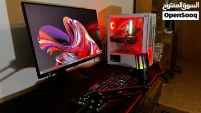 كمبيوتر تجميعة سيت أب قيمنك كامل للبيع بسعر مناسب RTX 4060 Ti / i7 12700 / RAM 64 / شاشة 27 2