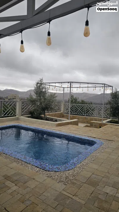 فيلا 5 غرف للايجار اليومي في الجبل الاخضر 5 bedroom villa for daily rent Jabal Akhdar 2
