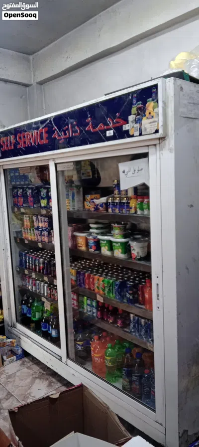 ثلاجة عرض خدمة ذاتية بابين تبريدها ممتاز جدًا للبيع بسعر مغري(بسعر حرق) 2