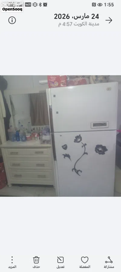 شقة للإيجار حولي نظيفة جداً مؤسسة بالكامل غرفة صالة حمام مطبخ متاحة شارع بيروت خلف المسجد علي الدوار 3