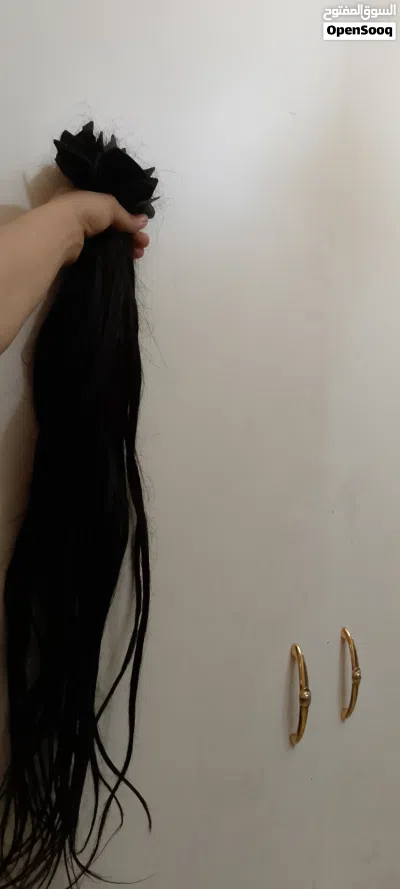 شعر اكستنشن أسود طويل ناعم للبيع 4