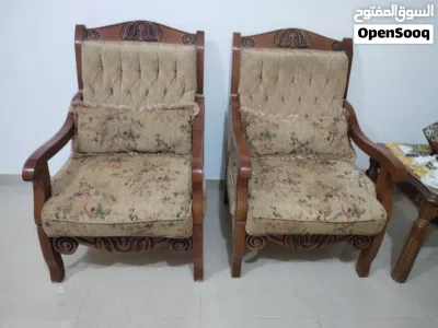 طقم كنب خشب زان للبيع المستعجل 2