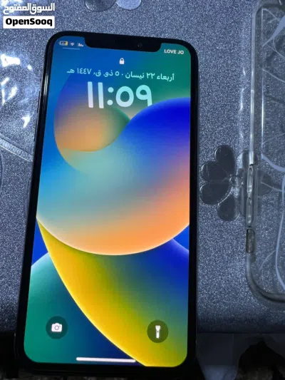 ايفون اكس بحالة الوكاله ولا محتاج ايشي فاصل بصمة الوجه وفيس ايدي مغير شاشه جي اكس الأصليه +بطارية 2