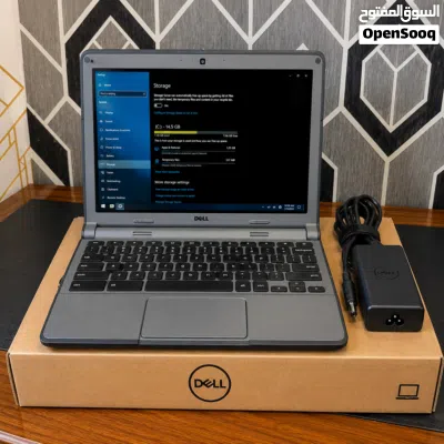 Dell Chromebook Laptop Touch Screen Windows 10 Brand New With Box + Charger شاشة لمس 4