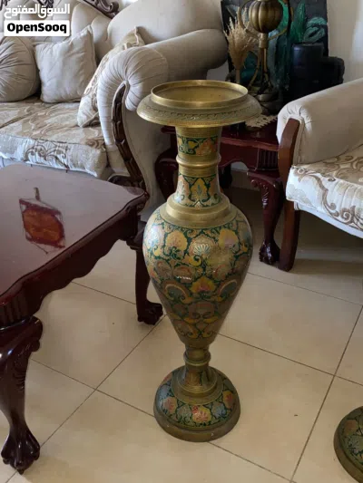مزهريات نحاس انتيك وابريق مغربي 2