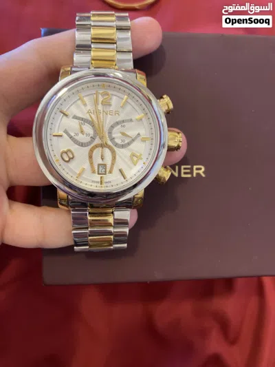 ساعة aigner ملبوسة فقط ساعتين مع كرتونتها 3