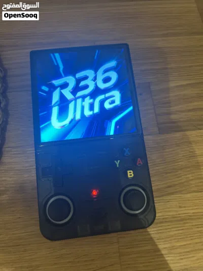 R36 ultra black color like new with all accessories and box retro emulator console 3