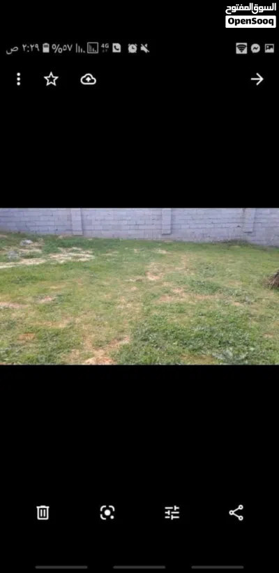 قطعة ارض وجهتبن للبيع فيها ستوديو مش كامل حي سكاني في لطفه قبل محل سند علي قطران من جهتين مقابل زمزم 4