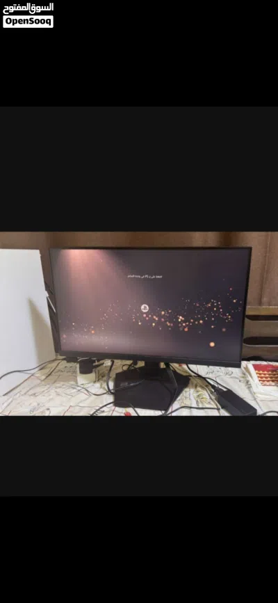 شاشة من شركة koorui ممتاز جدا بموصفات 165hz للpc والكونسل 120 فيها مميزات كثير شوف الوصف شبه جديد 3