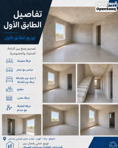 للبيع منزل في بركاء 4