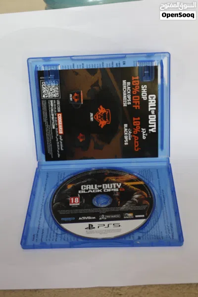 نظيفه جداً كالجديده دسكة call of duty black ops 6 بلاك ابس 6 PS5 3