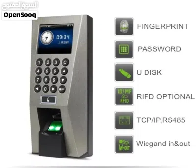 Zkteco F18 time attendance and door lock machine finger scanner and card support 3