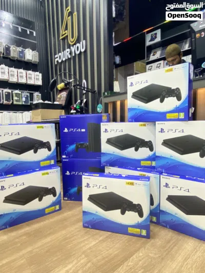 للبيع بلاستيشن ps4... مستعمل ( موقع المحل نزوى/ حي العين 2