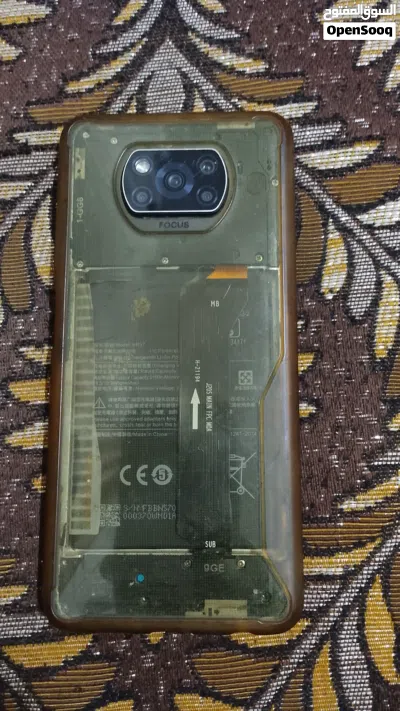 جهاز شاومي بوكو x3برو شاشه الاصليه بطاريه جديده البطاريه استعمال اسبوعين فقط. 2