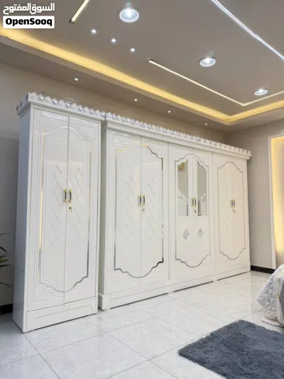 غرفه نوم ابيض مرمري 3