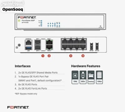 جهاز FortiGate 80F جديد (New) 3