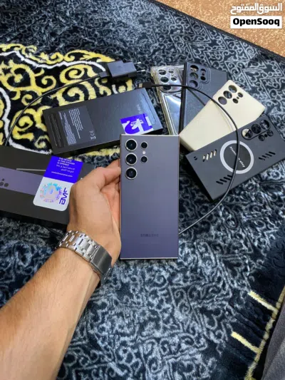سامسونج s24 ultra للبيع او للبدل على ايفون 16 برو ماكس 3