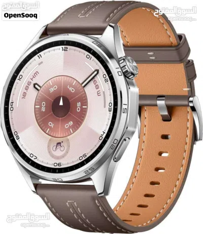 HUAWEI WATCH GT6 BROWN ( 46M ) NEW /// ساعه هواوي جي تي 6 لون بني مقاس 46 ملي الجديد 2