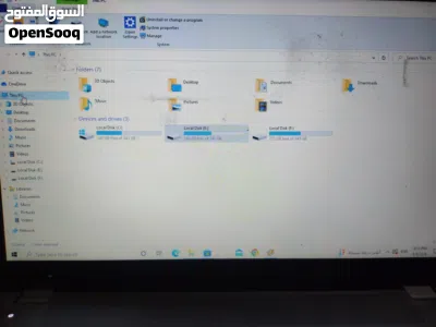 للبيع لابتوب HP Envy معالج C I7 رام 8 جيجا شاشة كبيرة 3