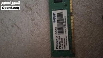 بطاقات ذاكرة عشوائية RAM للبيع زوز 1GB DDR1 و الاخير 4GB DDR3 المزيد من التفاصيل في الوصف 4