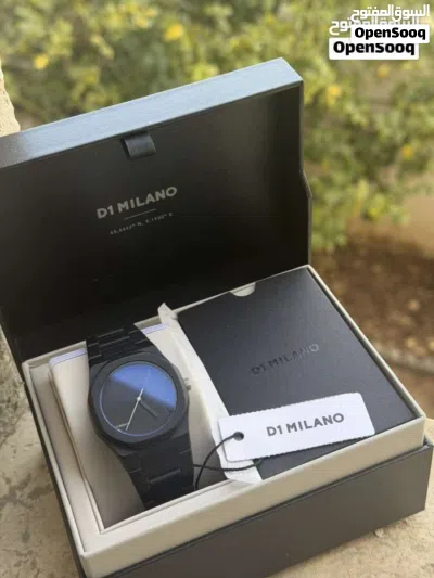 ساعة رجالية - D1 milano black - ORIGINAL 2