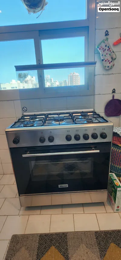 بوتاجاز (طباخ) wansa 5 شعلة بحالة ممتازة Wansa 5 Burner and oven 2