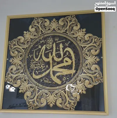 لوحات حائط عدد 10 جميلة جدا مع ساعات حائط عدد 2 3