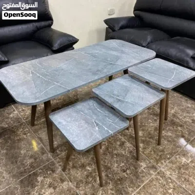 طاولات وسط وسيرفس متوفره بعدة أشكال متنوعه منها مدور ومستطيل ومربع واحجام مختلفه وعده قياسات 3