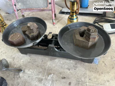 مشبات كوانين نحاس وألمنيوم ميزان مع عياراته 4