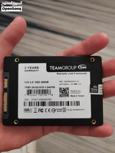 TeamGroup CX2 CLASSIC SSD 256GB SATA مستعمل بحالة جديد 4