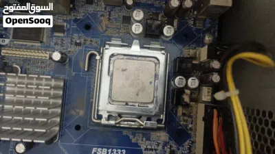 لوحه asrok ومعالج core 2duo ومروحه وبور سبلاي وهارد ديسك كلو علا 15شوف الوصف 4