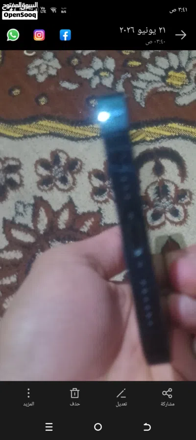 ايفون 12بروماكس شبه جديد حاله البطاريه 83ذاكره 512كحلي مضامين 3