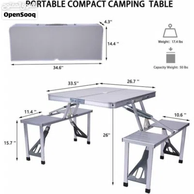 طاولة تخيم رحلات table 4