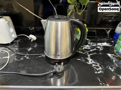 New Electric Kettle 1.7 Liters DOTS KDS-003 1300W-1540W Silver & Black 3