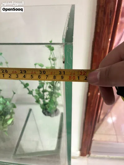 حوض سمك للبيع السعر 20 دينار قابل للتفاوض معاه حجار لون ازرق و حجر كبير و فلتر و هيتر 2